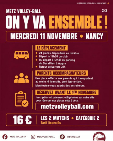 Super Coupe 2026 - 11 novembre - Nancy